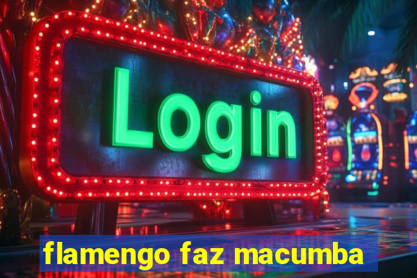 flamengo faz macumba